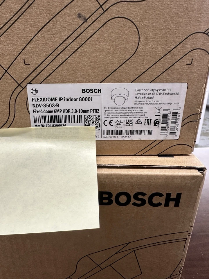 BOSCH NDV-8502-RX Fixed dome 2MP HDR PTRZ Flexidome IP Indoor 8000i - Image 3 of 3