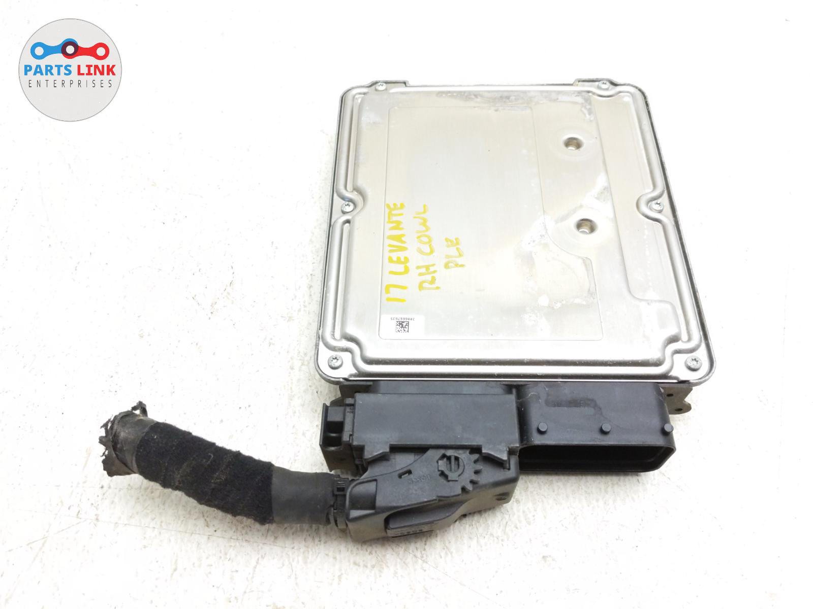 2017-2020 MASERATI LEVANTE GAS ENGINE MOTOR IGNITION CONTROL MODULE ECM ECU PLUG