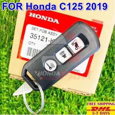 K18 Remote Key Set For Honda C125 C 125 Super Model 2019 Remote Keychain GENUINE