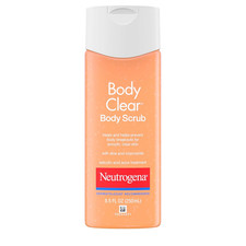 Body Clear Acne Body Wash and Exfoliating Body Scrub, 2 Salicylic Acid Cleanser