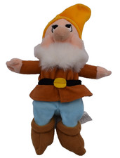 Vtg Disney Snow White  the Seven Dwarfs HAPPY Bean Bag Plush 8  