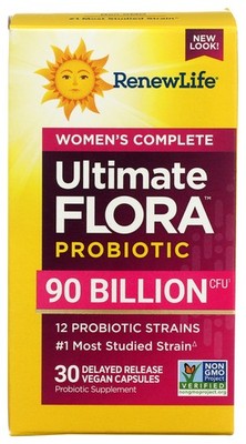 Ultimate Flora Women'S Complete Probiotic 90 Billion Cfu By Renew Life