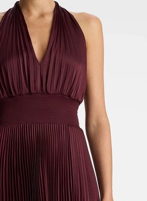 A.L.C. Renzo Pleated Halter Asymmetrical Midi Dress Chicory Sz 12 NWT $595 ALC | eBay A.L.C. Renzo Pleated Halter Asymmetrical Midi Dress Chicory Sz 12 NWT $595 ALC | eBay