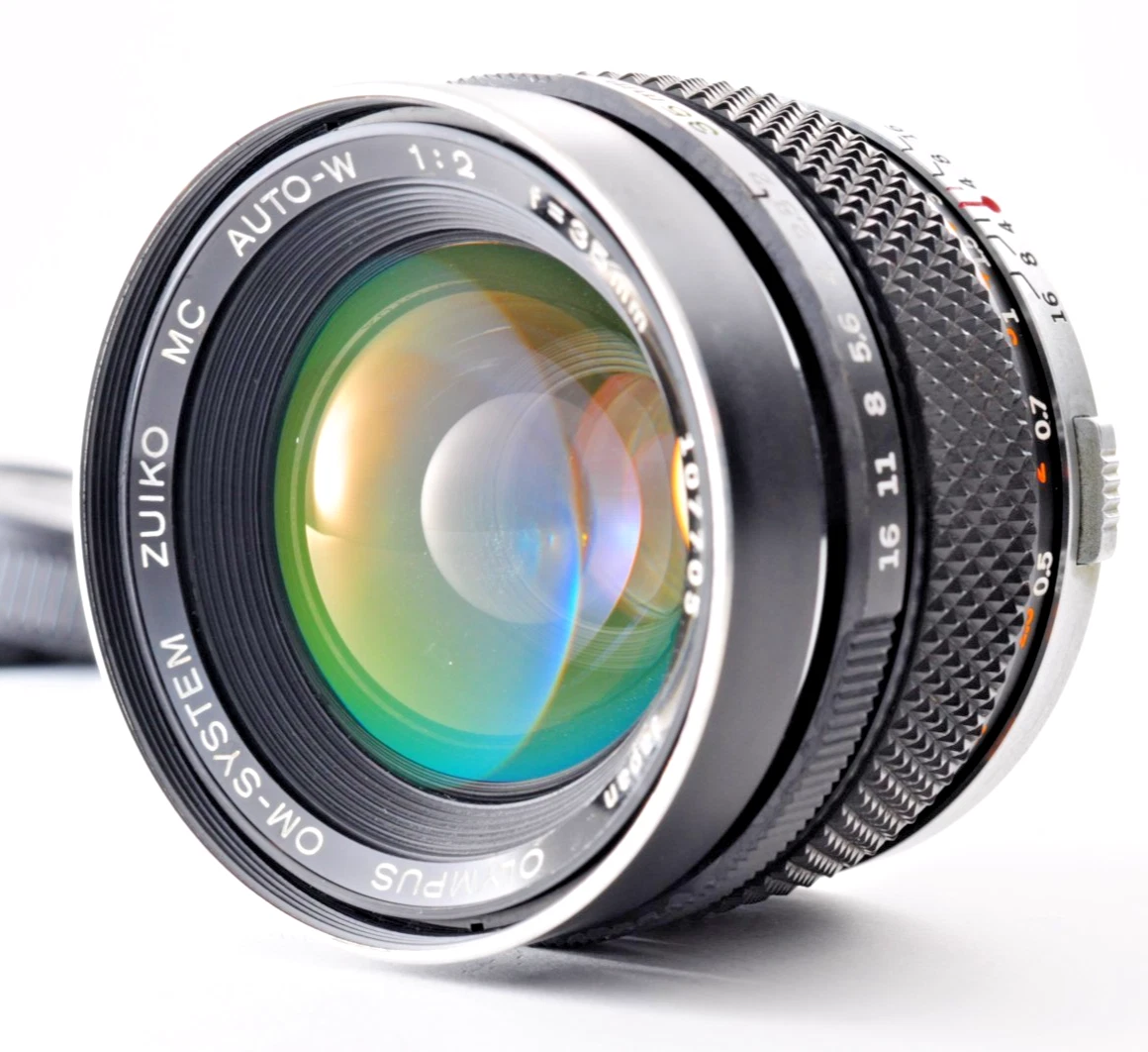 オリンパス MC AUTO-W zuiko 35mm f/2 フード付き Olympus 35mm f2 MC Zuiko Auto-W - Lens – Kamerastore