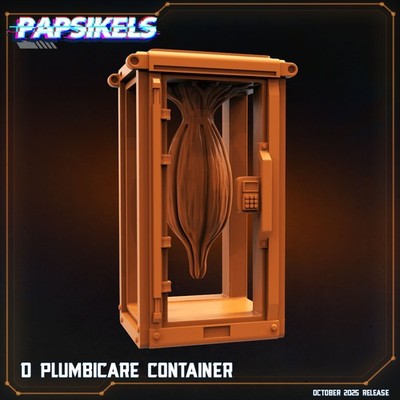 Sci-Fi Containment Pod Terrain 32mm | Papsikels | 3D Printed Prop