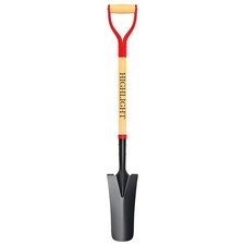 45-Inch Spade Shovel for Digging, Heavy Duty Transplanting Drain Spade with...