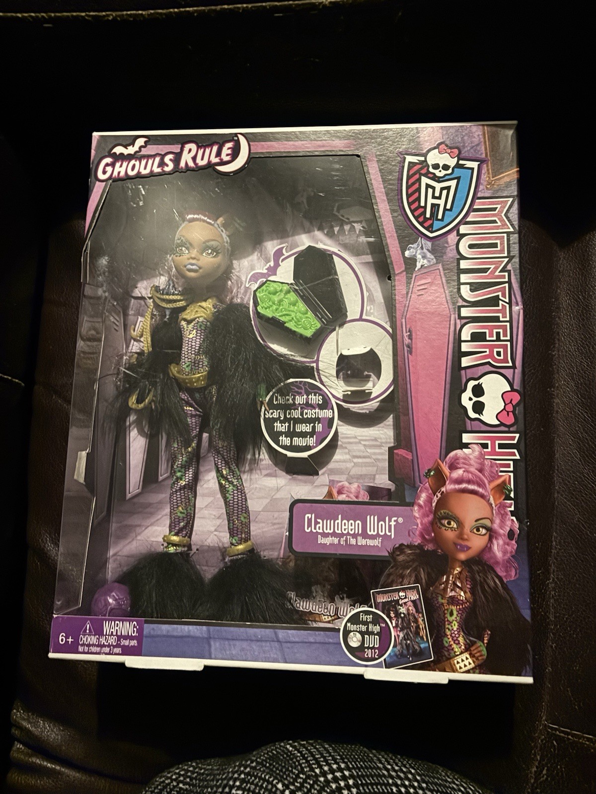 Monster High Clawdeen Wolf Ghouls Rule Doll 2012 Mattel New