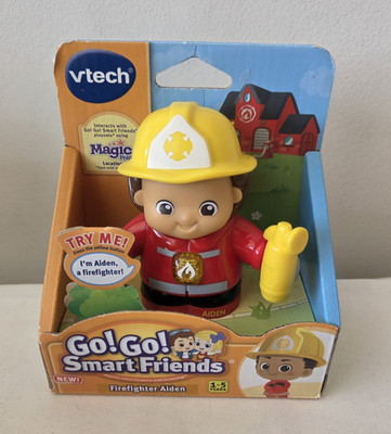 Vtech Go Go Smart Friends Firefighter Aiden Talking Figure New