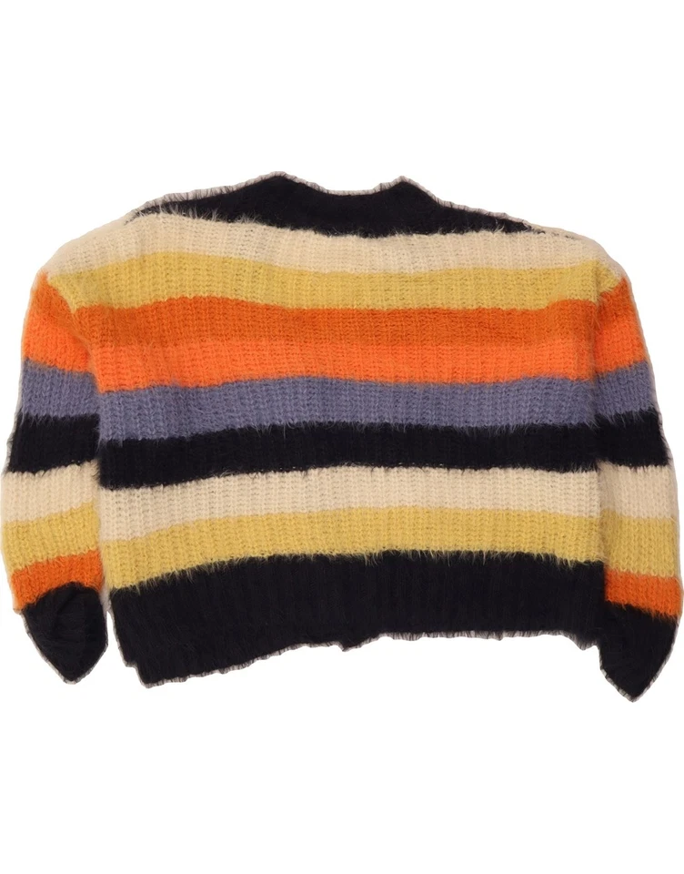 RIP CURL Womens Oversized Cardigan Sweater UK 6 XS Multicoloured Striped AR12 - Image 2 of 3