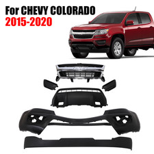 Fit For 15-20 Chevy Colorado Front Bumper Cover Grille Assembly Kit Wo Foglight Fit For 15-20 Chevy Colorado Front Bumper Cover Grille Assembly Kit Wo Foglight