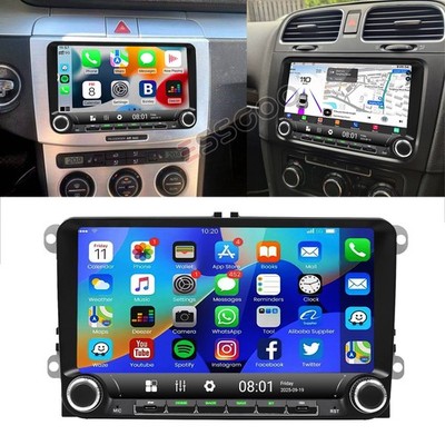 9 Android 15 Autoradio Carplay GPS RDS für VW GOLF 5 6 Plus Polo Passat Touran