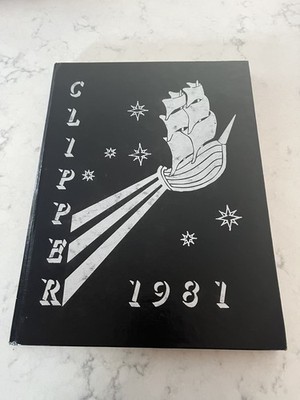 1981 John Adams High School HS Yearbook 'Clipper' Ozone Park Queens New York NY