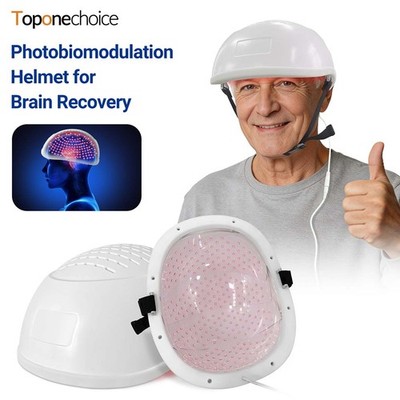 Infrared Light Brain Stimulation Helmet for Anxiety PTSD Adults 280 LED Portable