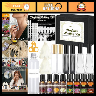 DIY Roll-On Perfume Making Kit - Create Your Own Fragrance with Essential Oils &