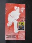 SATCHEL PAIGE  LEGENDS OF BASEBALL  FIRST DAY COVER  stamp cachet FULL COVER