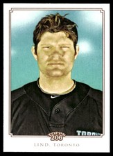 Adam Lind 2010 Topps 206 #81 Blue Jays MLB READ FREE SHIPPING AutographDen