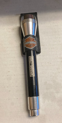 Harley Davidson Rayovac W/ Leather Belt Clip Holster Mini Flashlight Biker