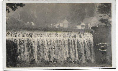 Cheddar, Somerset - Wasserfall - RP Postkarte ''Viner Bromo'' um 1920