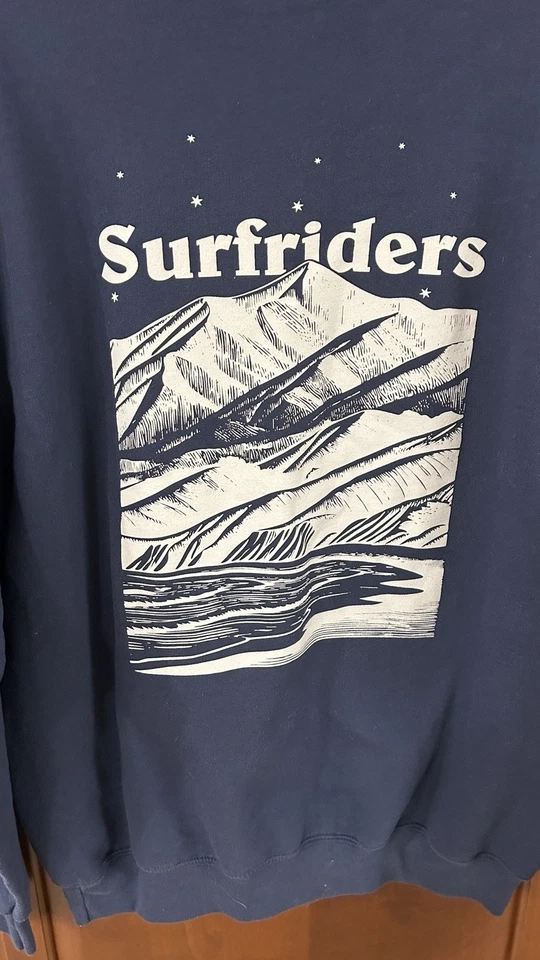 Sudadera De Colección UCSB XL Azul 2 Caras Cuello Redondo Cal State Univ Santa Bárbara Foto 2 de 4