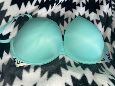 PINK by Victoria's Secret Multicolor Cotton Push Up Bra Size 36DD
