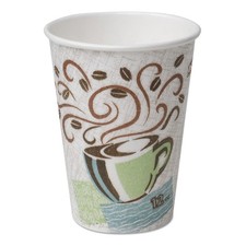 Dixie PerfecTouch Paper Hot Cups, 500 / Carton