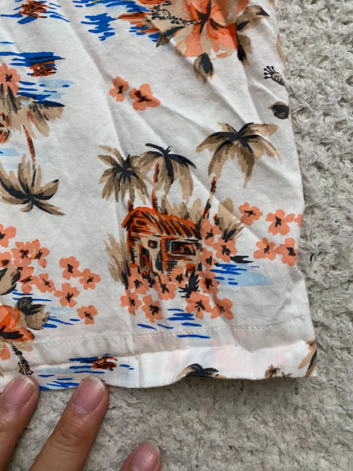 Camisa Sonoma Mujer Floral Manga Corta Abotonada Multicolor Talla XXL Foto 4 de 4