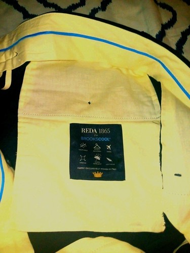 $1098 Brooks Brothers 1818 "Regent" REDA 42R W36 WARM WEATHER Classic Blue suit - Picture 12 of 12