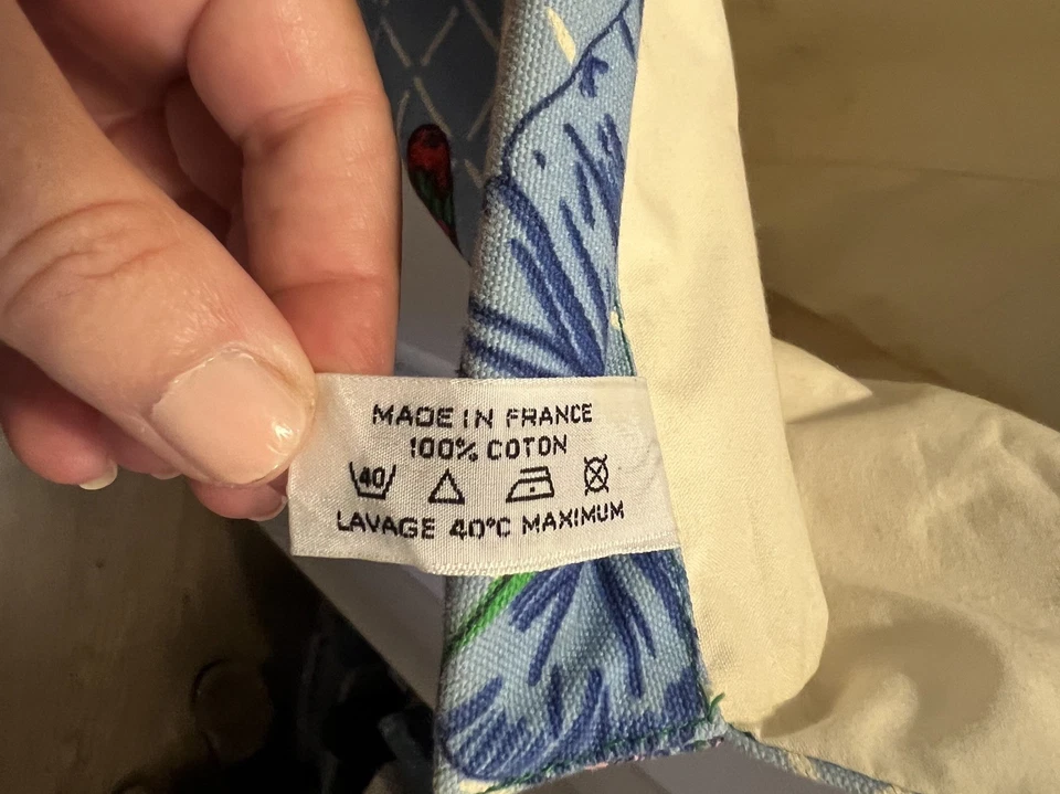 HERMÈS Butterfly Beach Tote Bag, Canvas from Cannes France Store - Image 3 of 4