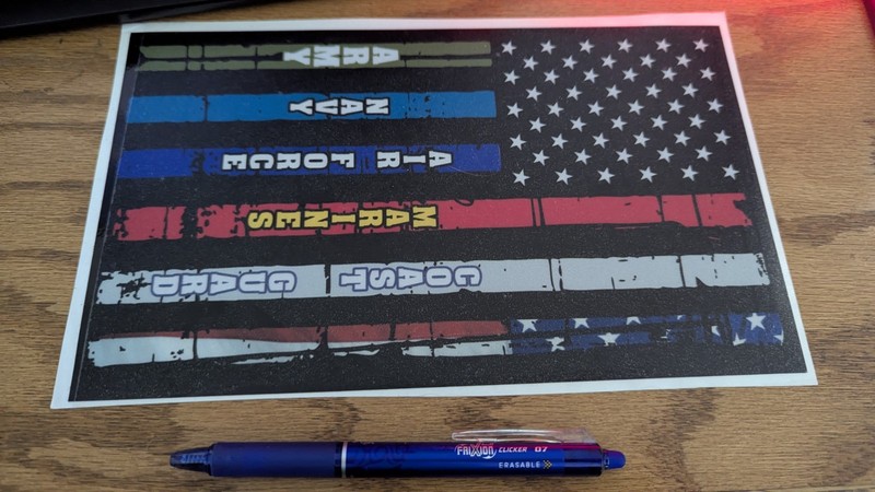 American Flag USA Support Army Navy Air Force Marines Coast Guard Armed Forces