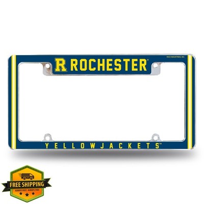 Rico Industries Rochester Yellowjackets License Plate Frame