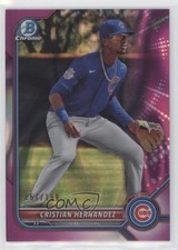2022 Bowman Chrome Prospects Fuchsia Lava Refractor /199 Cristian Hernandez 0fz3