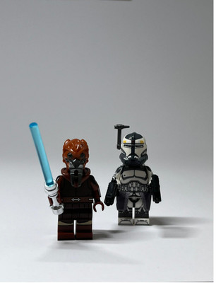 Star Wars Custom Jedi Plo Koon und Commander Wolf 104th Infantary Minifiguren