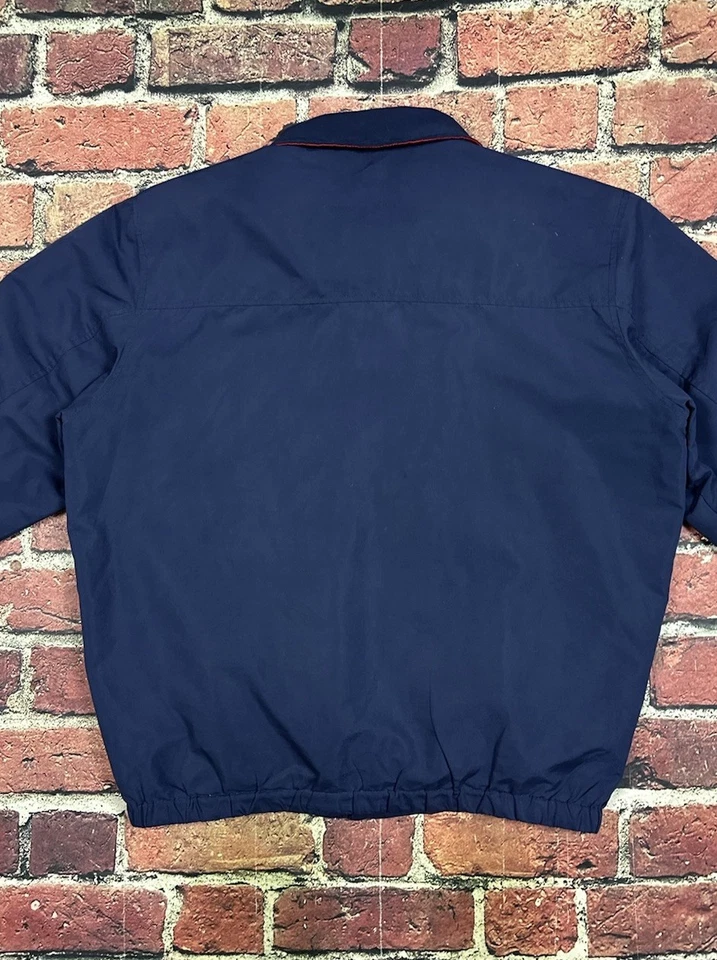 US Polo Assn Harrington Windbreaker Full Zip Bomber Jacket Men’s XXL Navy Blue - Image 4 of 4