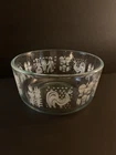 Pyrex Limited Edition White Amish Butterprint 4 Cup Storage Dish No Lid