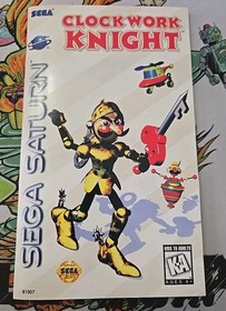 VGC CLEAN DISC Clockwork Knight Sega Saturn Complete w/Reg Card TESTED CIB