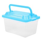 Portable Fish Tank Handheld Aquarium Fish Tank Turtle Box (Random Color) UK