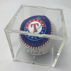Alex Rodriguez Commemorative Signed Baseball Texas Rangers With Case 2003 MLB