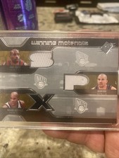2007-08 SPx - Winning Materials Triple Vince Carter, Jason Kidd, Richard...