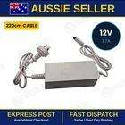 Nintendo Wii + Wii Mini AC Power Adapter Replacement / 220cm Cable / AU 3-Pin