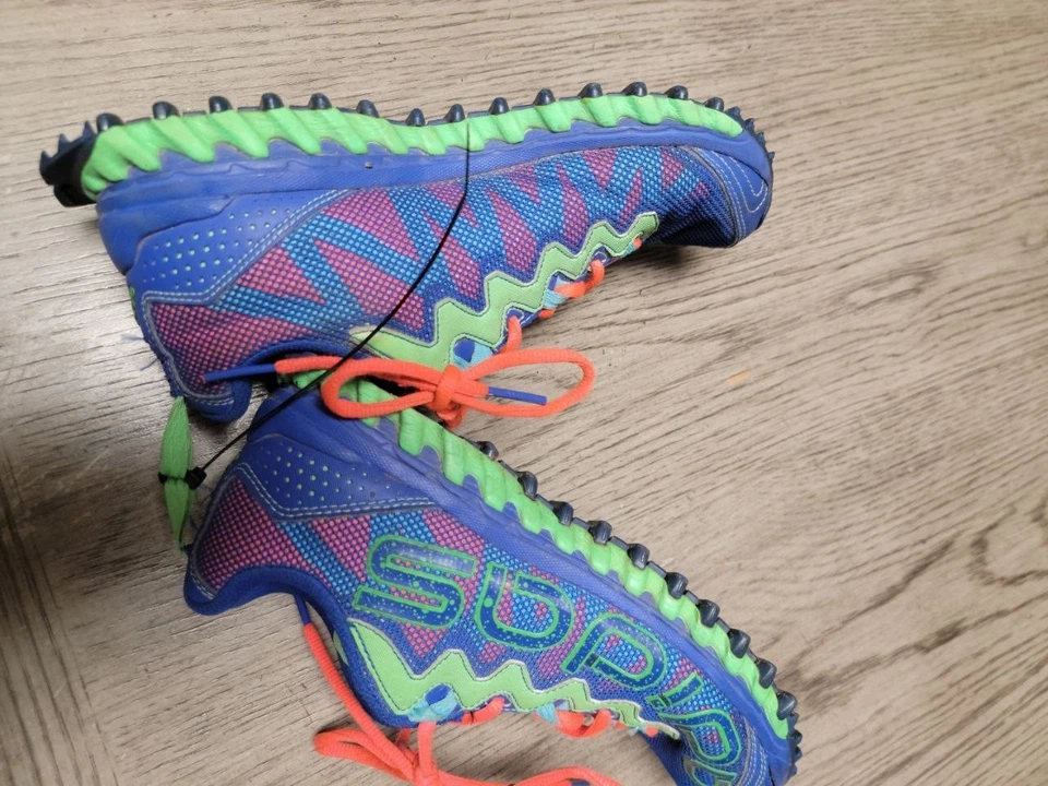 Adidas Vigor TR 3 Mujer Talla 8 Trail Running Zapatos Tenis Azul Verde Rosa Foto 4 de 4