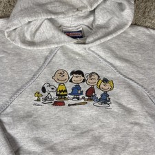 2011 Snoopy and Friends Hoodie Sz Large Peanuts Woodstock Charlie Brown