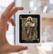 Jesus Christ Trading Card Holographic All Kings Collectible Glrc Card Co