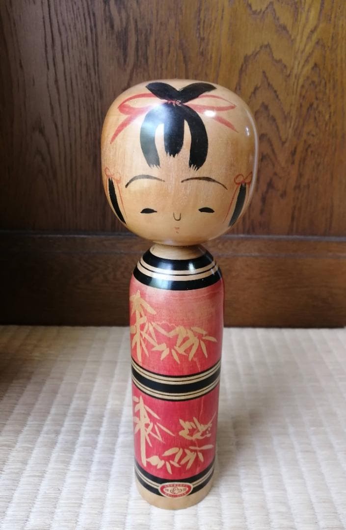 Kawamura Kokeshi Doll 24cm Vintage Collectible Japanese Traditional Art