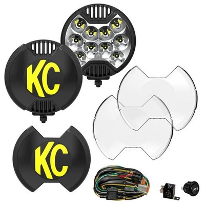 KC HiLiTES SlimLite 6 LED Master Kit - Pair 0106