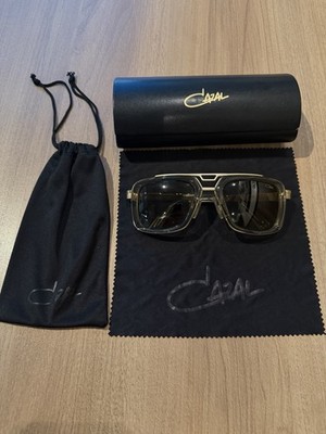 Cazal Sonnenbrille Vergoldet Nur 3 Mal Getragen , Wie Neue Originalverpackung