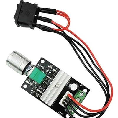 DC Motor Drehzahlregler PWM 6-28V 3A für Gleichstrommotoren, einstellbar, rev... - Bild 1 von 4