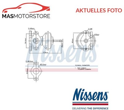 AGR-VENTIL ABGASRÜCKFÜHRVENTIL NISSENS 98471 A FÜR SEAT ALHAMBRA,ALHAMBRA VAN