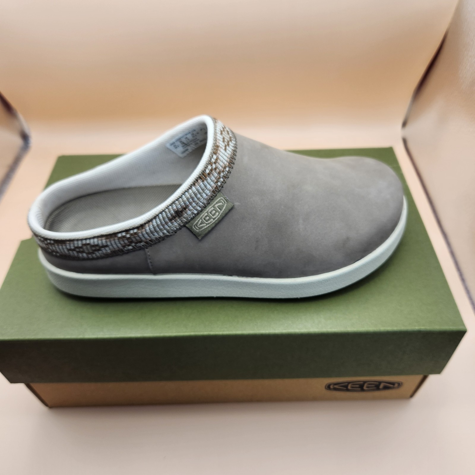 Zoccoli donna KEEN Elle Mule scamosciati Brindle betulla taglia 5 5