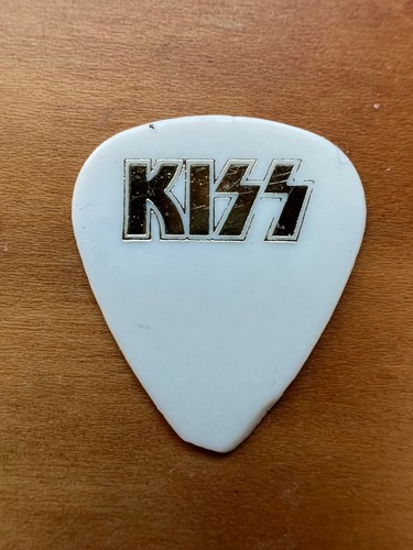 KISS Band Logo & Gene Simmons Older Concert Tour GUITAR PICK early 90's