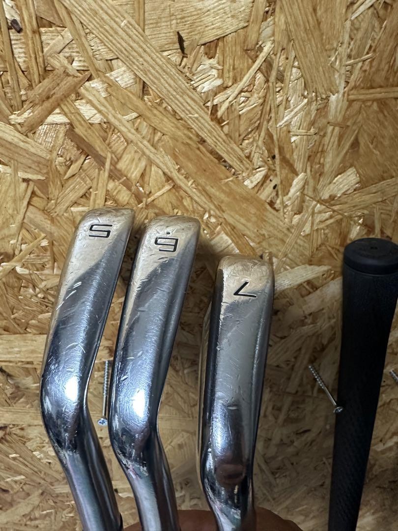 TaylorMade Iron Set P760 KBS c-taper110R FLEX-R 6pcs (5-PW) used 